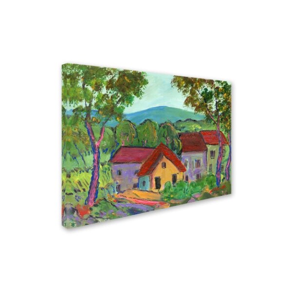 Manor Shadian 'Rainbow Home' Canvas Art,24x32